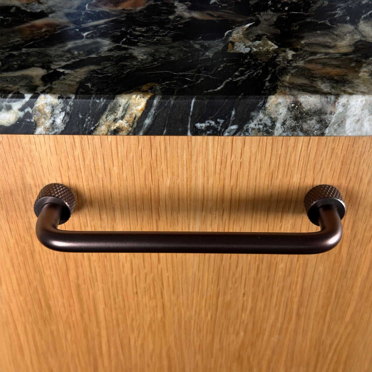 Trianglen cabinet handle, browned brass-look OBD • Chr. Jørgensen