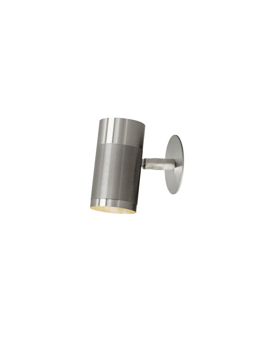 Patrone Recessed Small wall light with cover plate, stainless steel look • Thorup Copenhagen