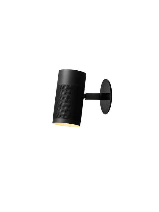 Patrone Recessed Small wall light with cover plate, blackened brass • Thorup Copenhagen