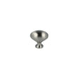 Risskov oval furniture knob, stainless steel look