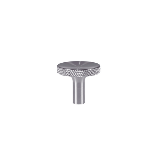 Søllerød cabinet knob, stainless steel look, Ø28 mm
