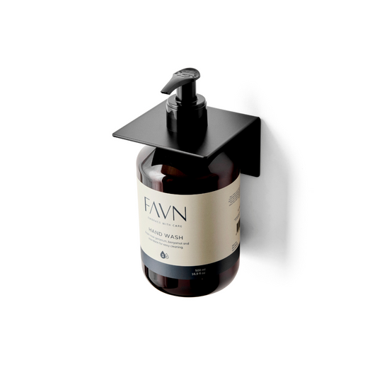 Soap bottle holder for 1 bottle, matt black • Bastant Design