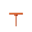 Shower squeegee, orange • NICHBA