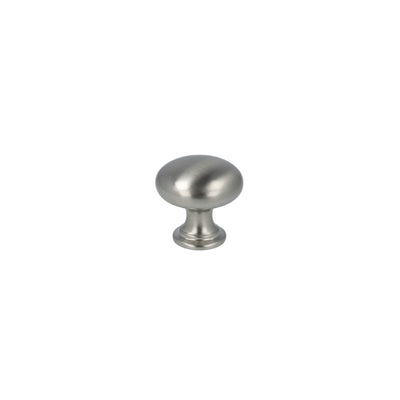 Skjern classic furniture knob, brushed steel look