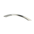Søborg curved kitchen handle, stainless steel look