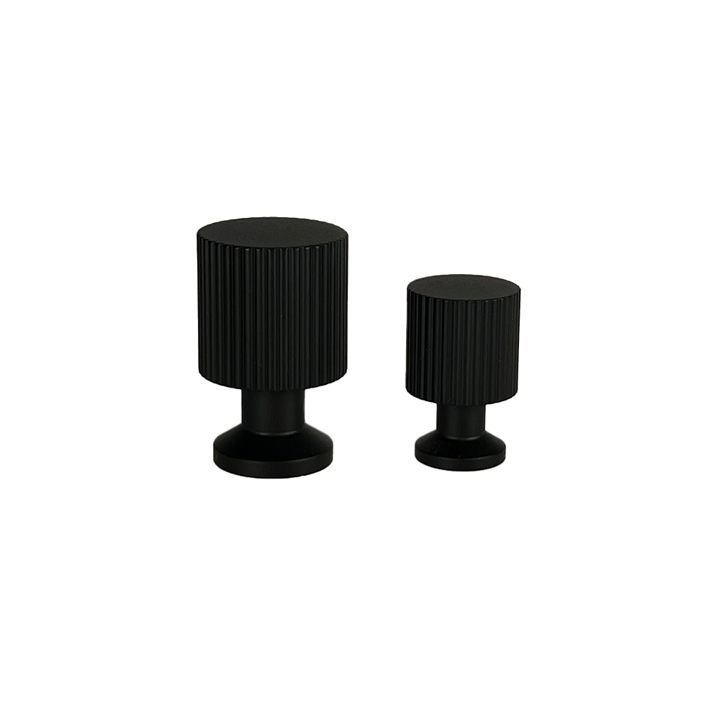 Møbelknop i mat sort, 33 mm - Marienlund • Chr. Jørgensen - Copenhagenhomedesign