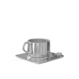 Cappuccino TRIO coffee set in stainless steel • NICHBA