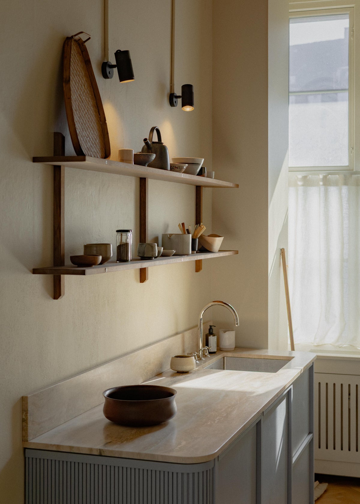 Patrone væglampe small, sortbruneret messing • Thorup Copenhagen - Copenhagenhomedesign