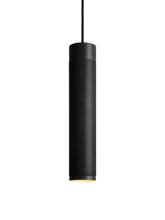 Patrone Long pendant light, blackened brass • Thorup Copenhagen