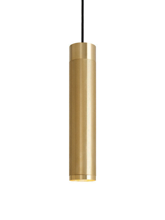 Patrone Long pendant light, untreated brass • Thorup Copenhagen