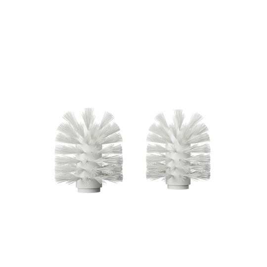 Toilet brush head, white (2 pcs.) • NICHBA