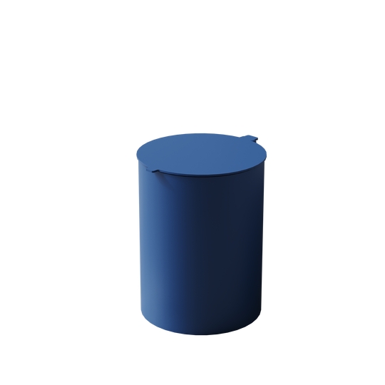 Bathroom bin, blue • NICHBA