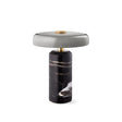 Trip portable table lamp, ash/grey glossy • Design by Us