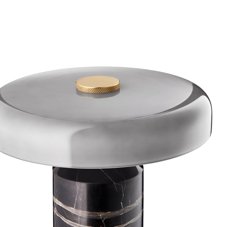 Trip Portable bordlampe, ash/grey glossy • Design by Us - Copenhagenhomedesign