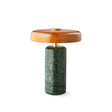 Trip portable table lamp, moss/amber glossy • Design by Us