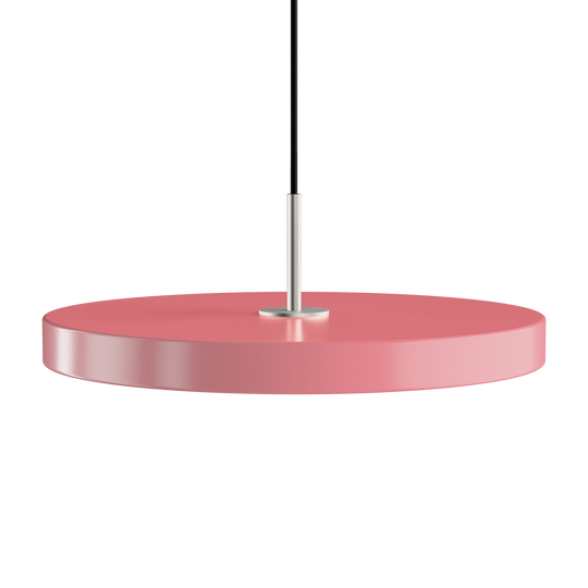 Asteria pendant light, rose and steel • UMAGE