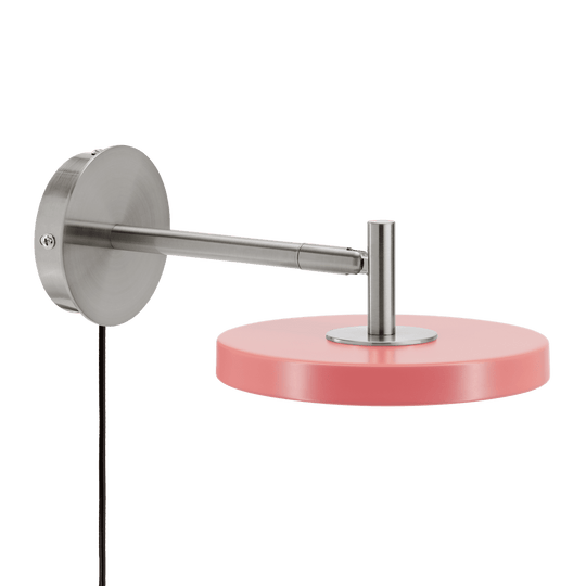 Asteria Wall wall light, rose and steel • UMAGE