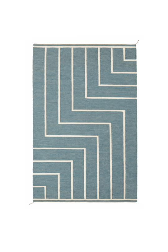 VK-1 rug, light blue/white • NORDICMODERN