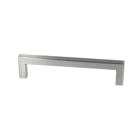 Vedbæk • Square kitchen handle, brushed stainless steel