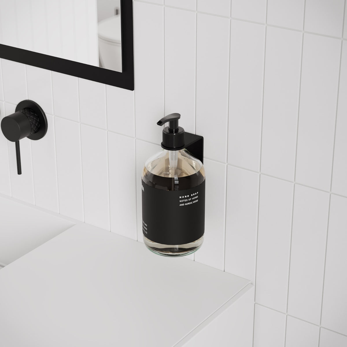 Sæbeholder, sort • NICHBA - Copenhagenhomedesign