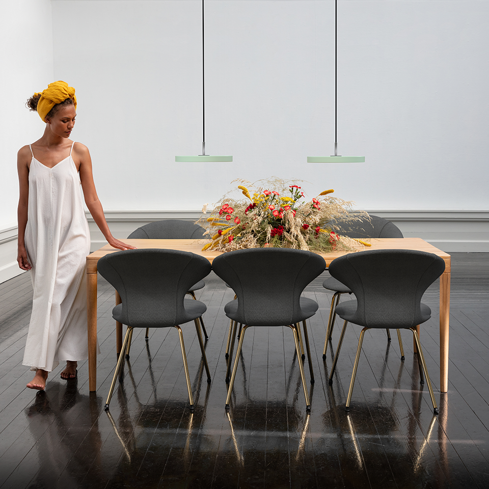 Asteria pendel, oliven og stål • UMAGE - Copenhagenhomedesign