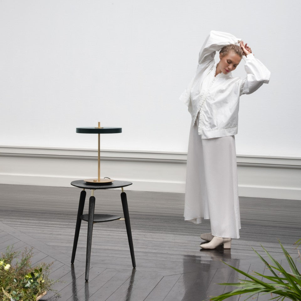 Asteria Table bordlampe, grøn og messing • UMAGE - Copenhagenhomedesign