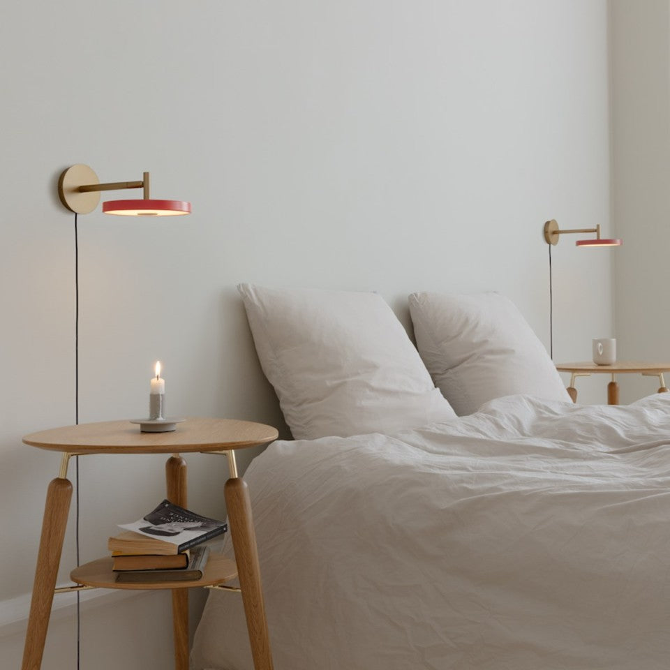 Asteria Wall væglampe, rose og messing • UMAGE - Copenhagenhomedesign