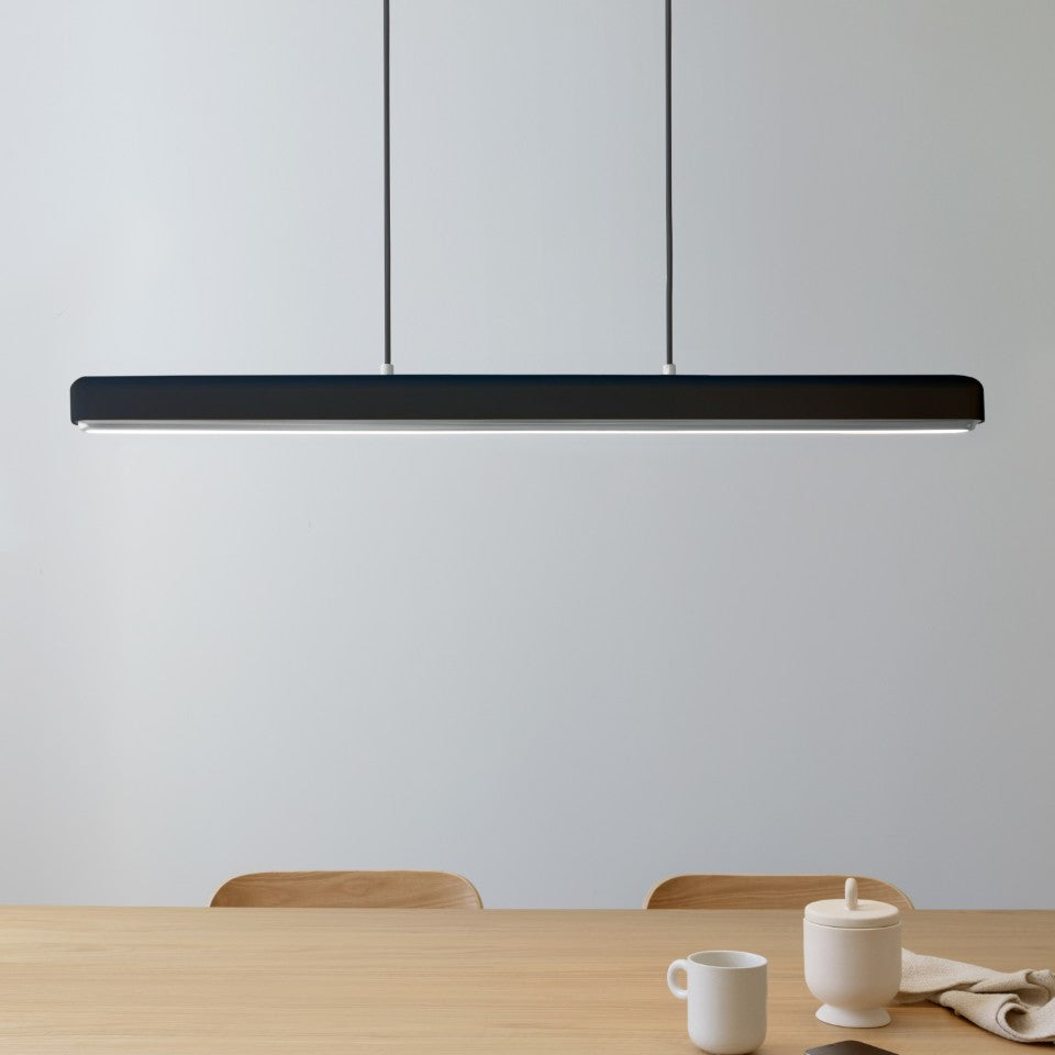 Hazel Branch pendel, sort og stål • UMAGE - Copenhagenhomedesign