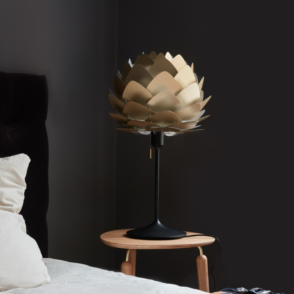 Aluvia lampeskærm, børstet messing • UMAGE - Copenhagenhomedesign