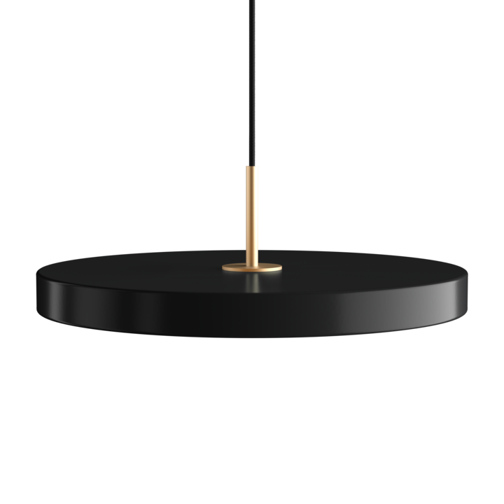 Asteria pendel, sort og messing • UMAGE - Copenhagenhomedesign