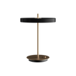 Asteria Table table lamp, black and brass • UMAGE