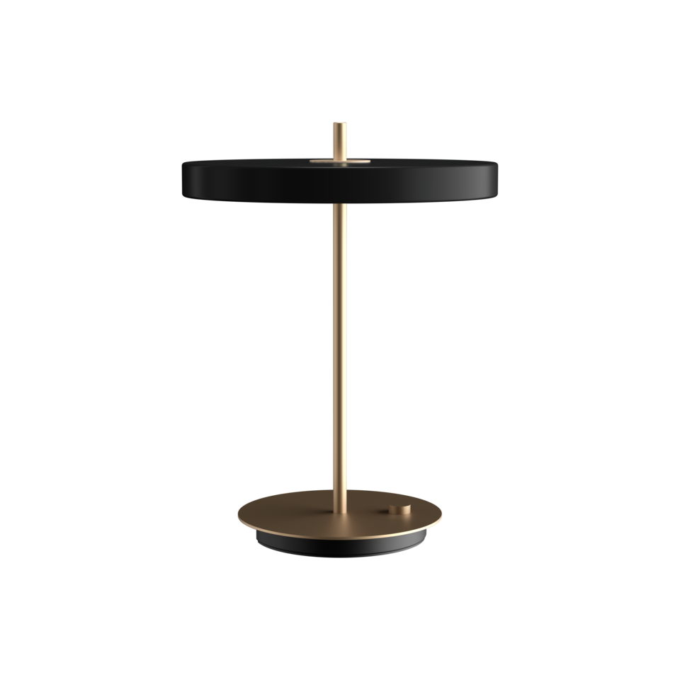 Asteria Table bordlampe, sort og messing • UMAGE - Copenhagenhomedesign