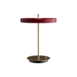 Asteria Table table lamp, red and brass • UMAGE