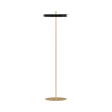 Asteria Floor floor lamp, black and brass • UMAGE