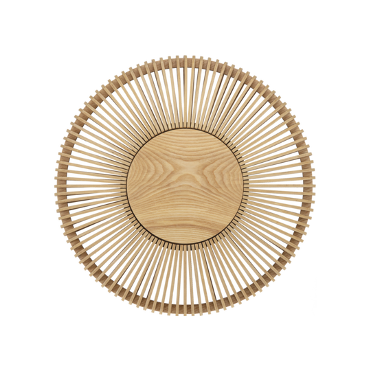 Clava Up wall light, oak • UMAGE