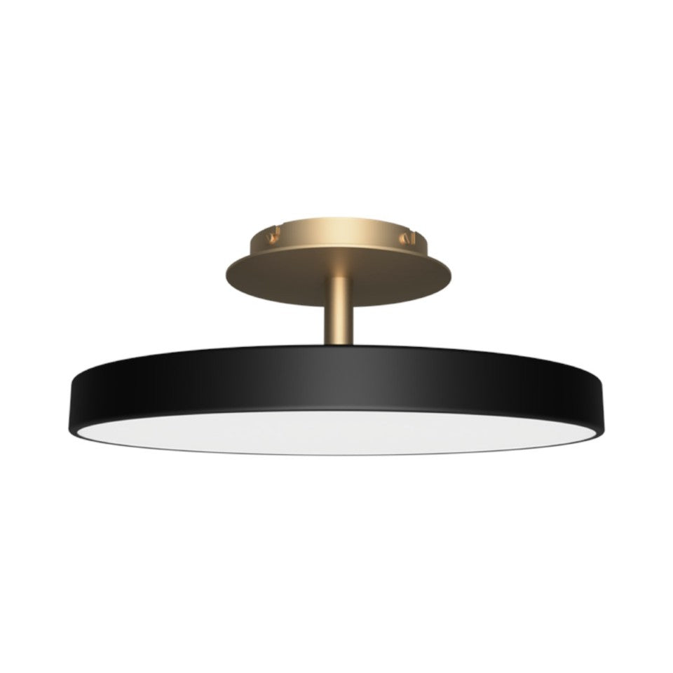 Asteria Up loftlampe, sort og messing • UMAGE - Copenhagenhomedesign