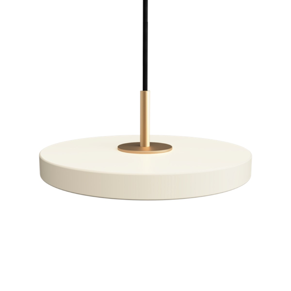 Asteria pendel, hvid og messing • UMAGE - Copenhagenhomedesign