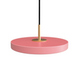 Asteria pendant light, rose and brass • UMAGE