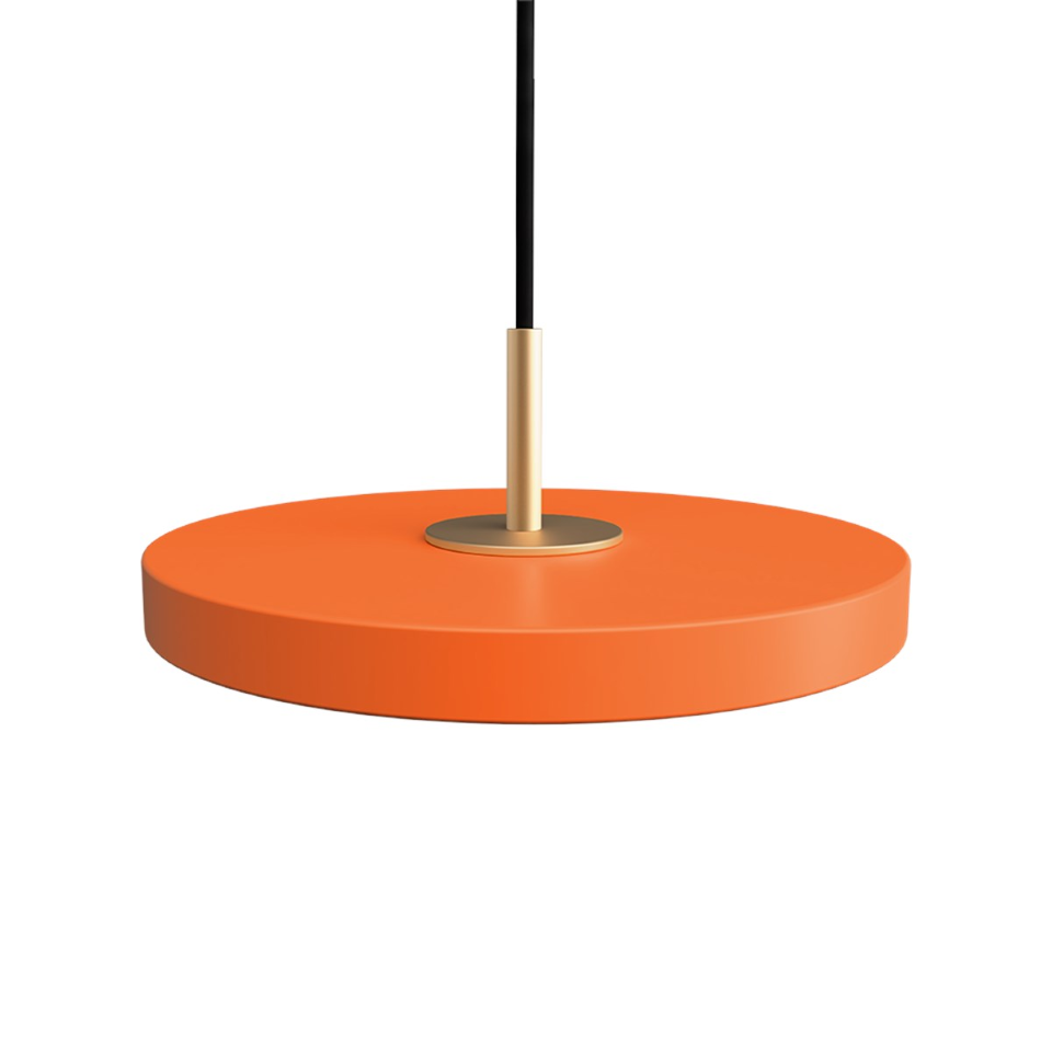 Asteria pendel, orange og messing • UMAGE - Copenhagenhomedesign