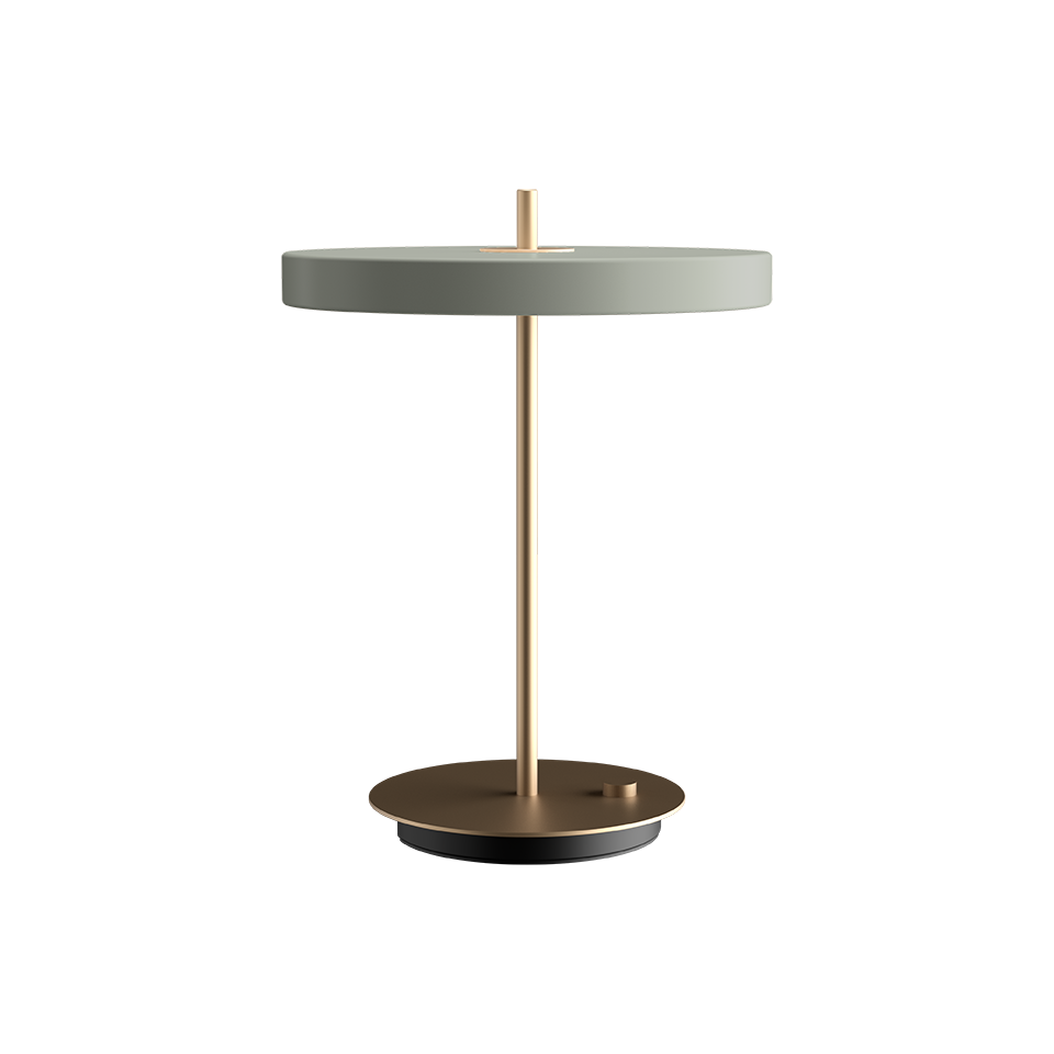 Asteria Table bordlampe, oliven og messing • UMAGE - Copenhagenhomedesign