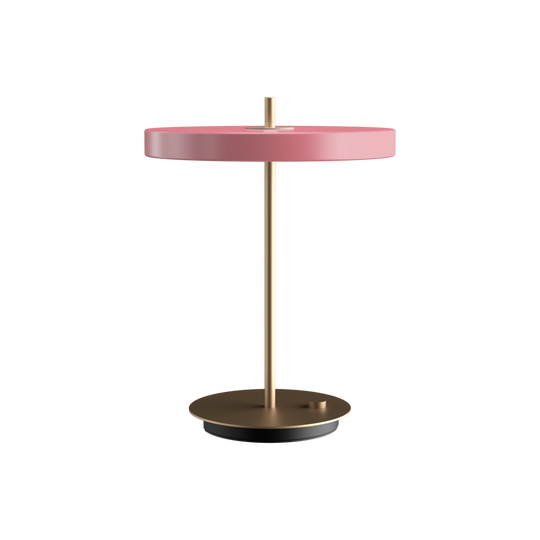 Asteria Table table lamp, rose and brass • UMAGE