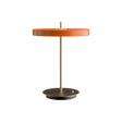 Asteria Table table lamp, orange and brass • UMAGE