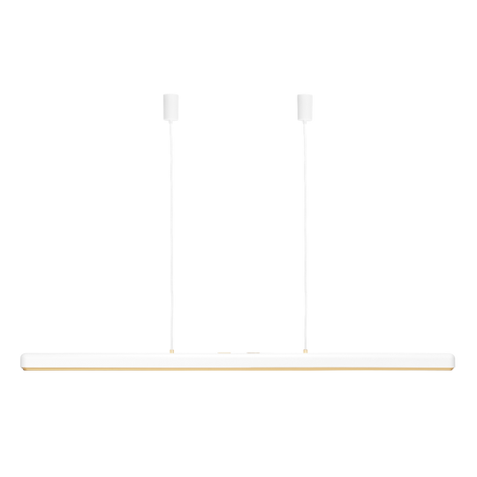 Hazel Branch pendant light, white and brass • UMAGE