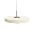 Asteria pendant light, white and steel • UMAGE