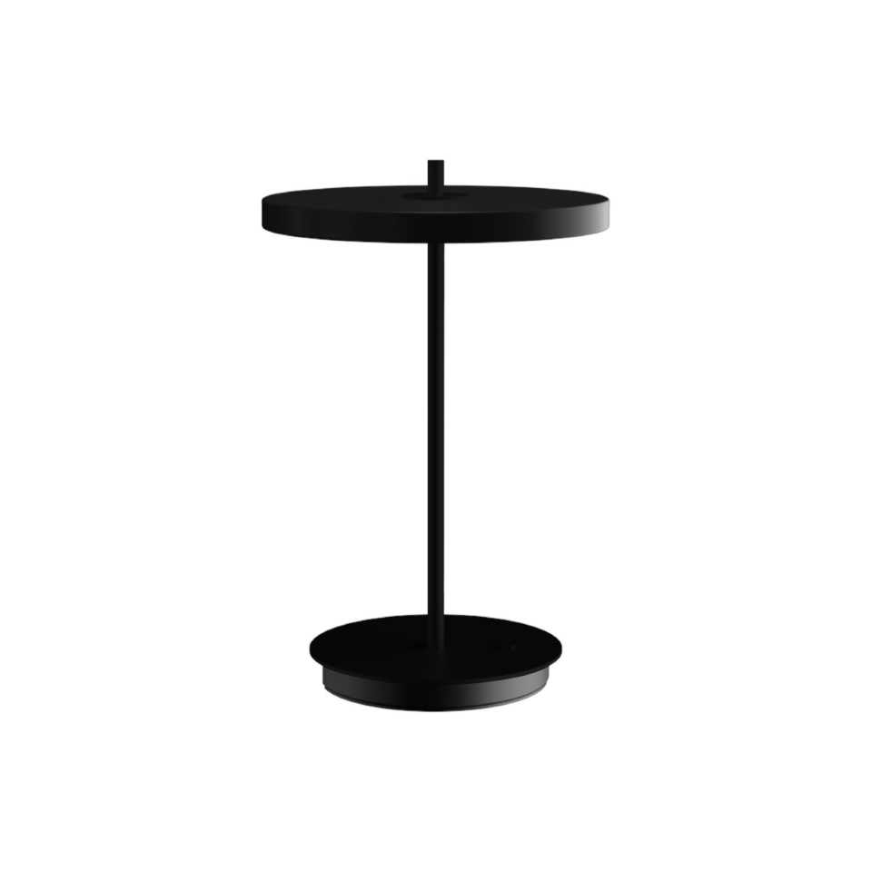 Asteria Move Monochrome, portable bordlampe, sort • UMAGE - Copenhagenhomedesign