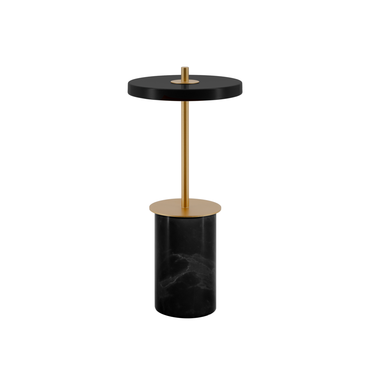 Asteria Move Mini, portable bordlampe, sort marmor • UMAGE - Copenhagenhomedesign