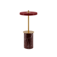 Asteria Move Mini, portable table lamp, red marble • UMAGE