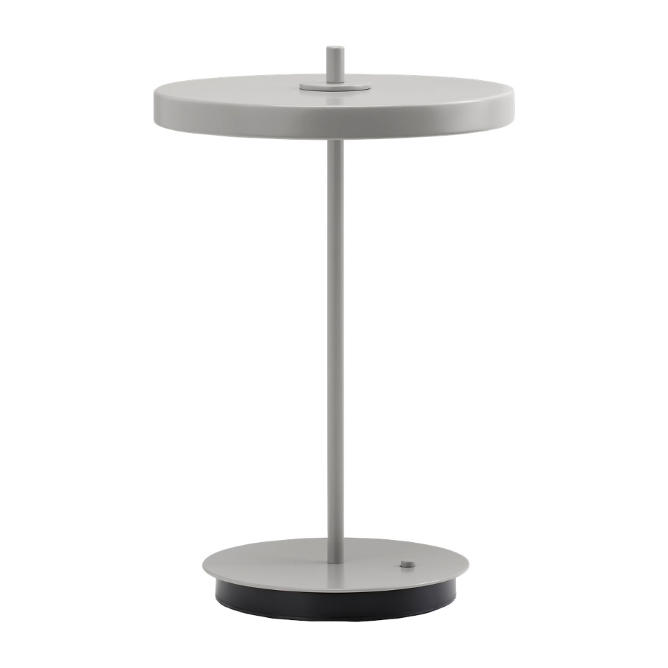 Asteria Move Monochrome, portable bordlampe, lysegrå (mist) • UMAGE - Copenhagenhomedesign