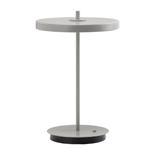 Asteria Move Monochrome, portable table lamp, light grey (mist) • UMAGE