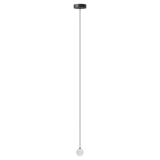 Rosette Mini, ceiling rose with cable and lamp holder G4, black • UMAGE
